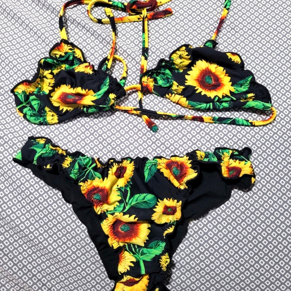 2 piece Sunflower bikini